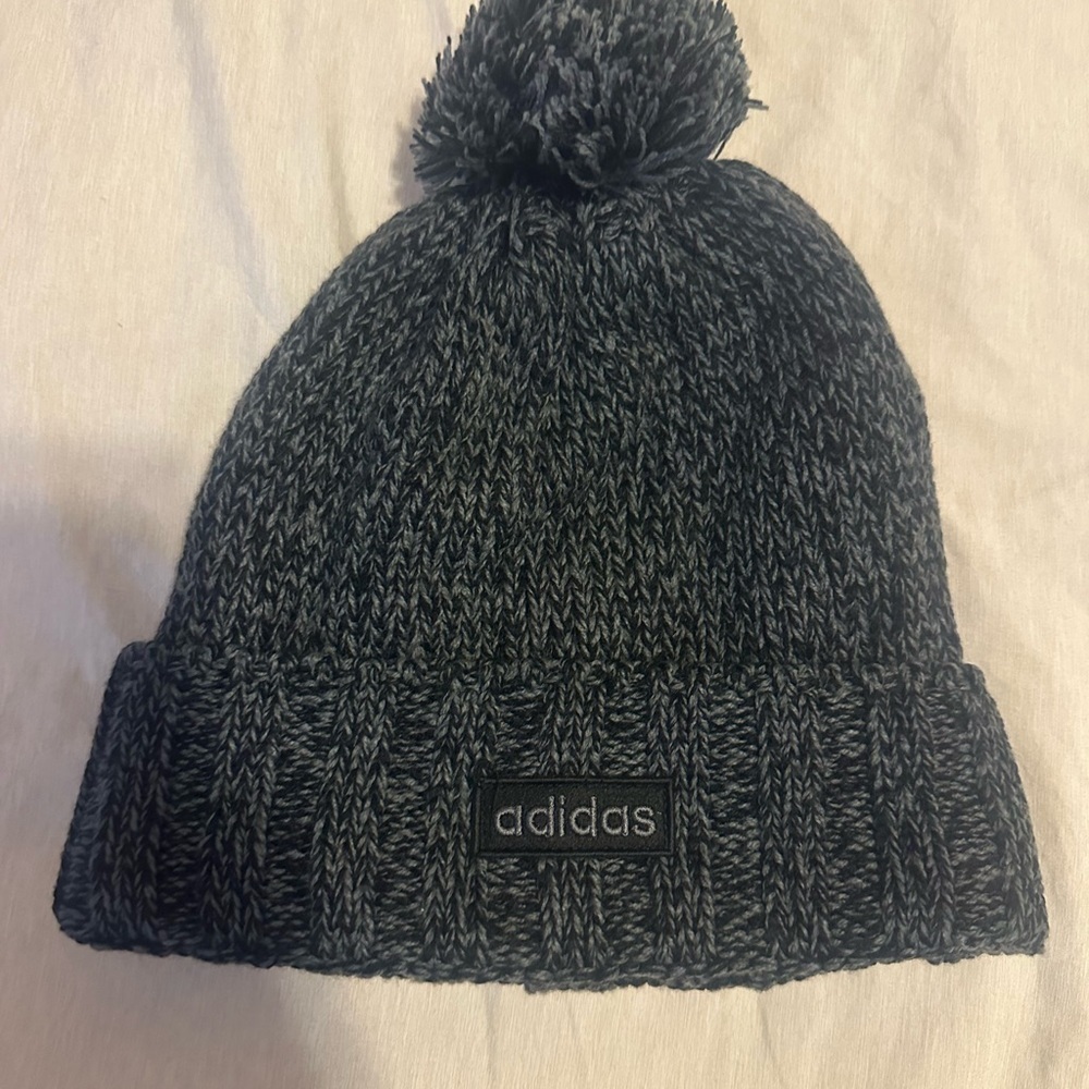 Adidas Adult Gray Knit Beanie